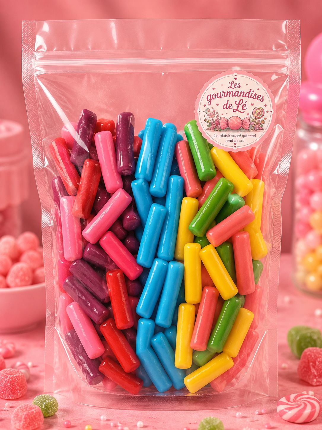Mix hitschies mix lisse, framboise, fruit rouge