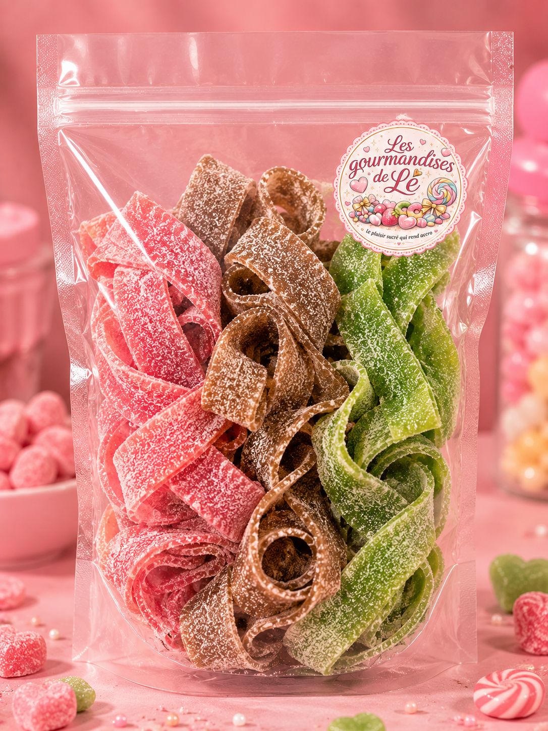Mix ceinture pomme, cola, fraise